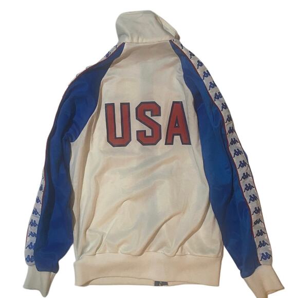 Vintage 80’s 1984 Kappa USA Olympics Track Jacket Made in Italy Size Small - Picture 2 of 4
